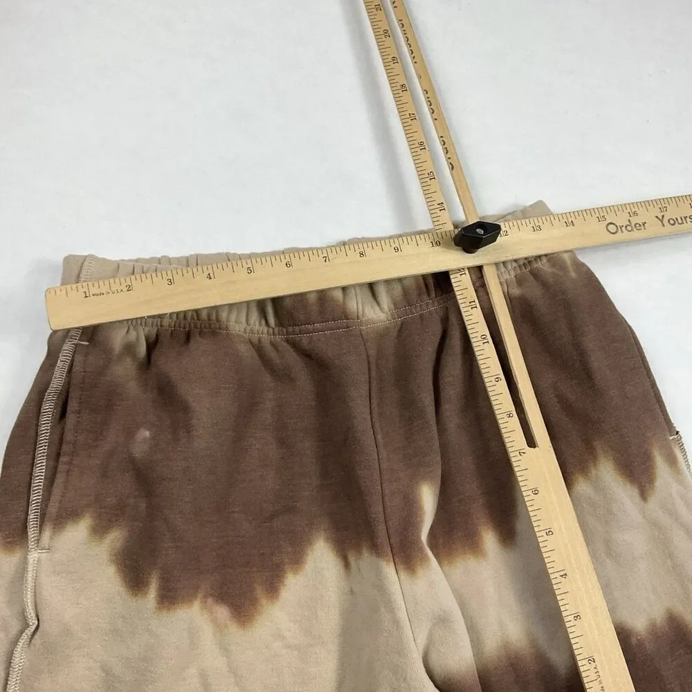 Pacsun Womens Y2K Jogger Sweatpants Tie Dye Fleece Cozy Lounge Boho Streetwear S